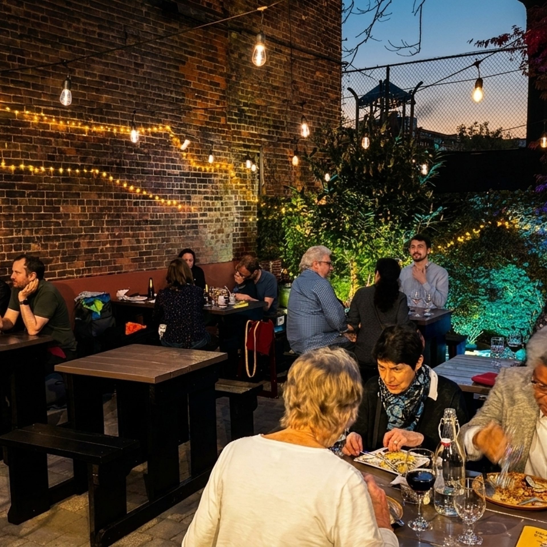 Outdoor Patio Dining in Harlem